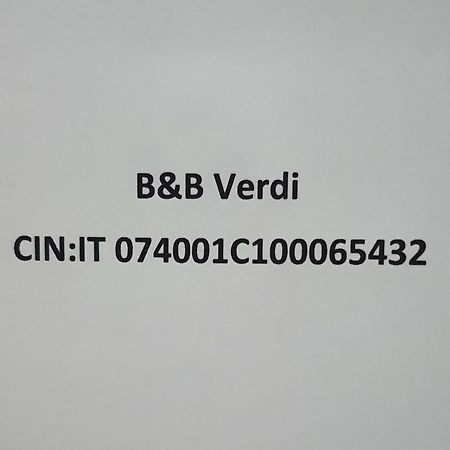 برينديسي B&B Verdi المظهر الخارجي الصورة